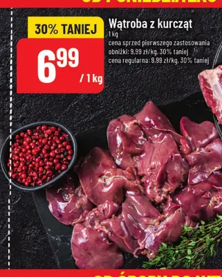 Wątroba z kurcząt promocja w POLOmarket