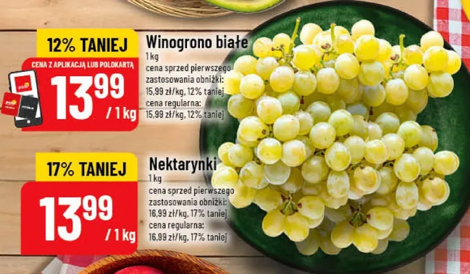 Nektarynki promocja w POLOmarket