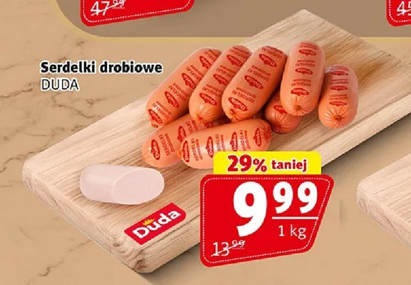 Serdelki drobiowe Duda promocja w Prim Market