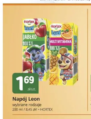 Napój Leon Hortex promocja w Marketvita