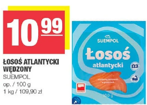 Łosoś atlantycki wędzony promocja w SPAR