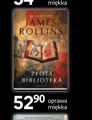 Książka Złota biblioteka James Rollins oprawa miękka promocja w Empik