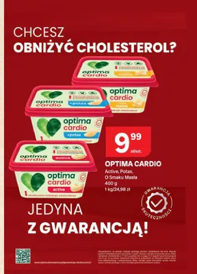 Margaryna Optima Cardio Active promocja w Chorten
