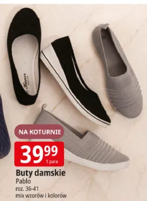 Buty damskie na koturnie Pablo roz. 36-41 promocja w Leclerc