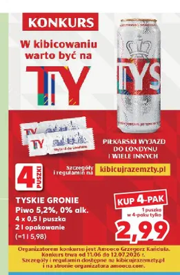 Piwo Tyskie Gronie promocja w Kaufland