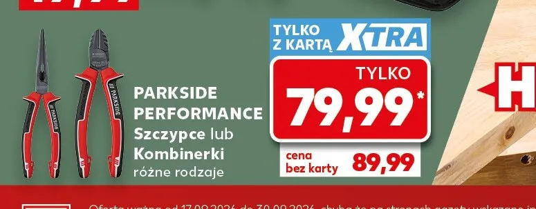 Kombinerki Parkside Performance promocja w Kaufland