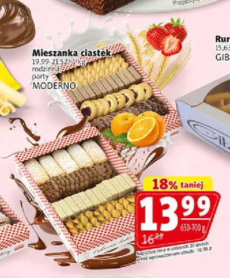Mieszanka ciastek party Moderno promocja w Prim Market