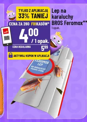 Lep na karaluchy BROS Feromox promocja w POLOmarket