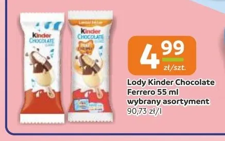 Lody Kinder Chocolate promocja w Gama