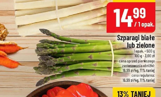 Szparagi promocja w POLOmarket