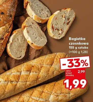 Bagietka czosnkowa Kaufland promocja w Kaufland