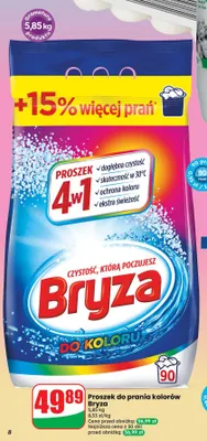 Proszek do prania kolorów Bryza promocja w Dino