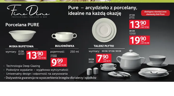 Miska bufetowa Fine Dine Pure 21 cm promocja w Selgros