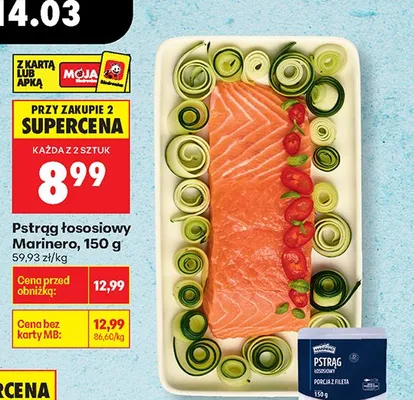 Pstrąg łososiowy  promocja w Biedronka