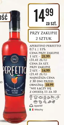 Aperitivo Perfetto promocja w Dino