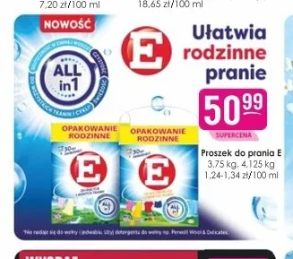 Płyn do prania E promocja w Drogerie Jasmin