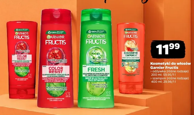 Szampon do włosów Garnier Fructis Fresh promocja w Netto