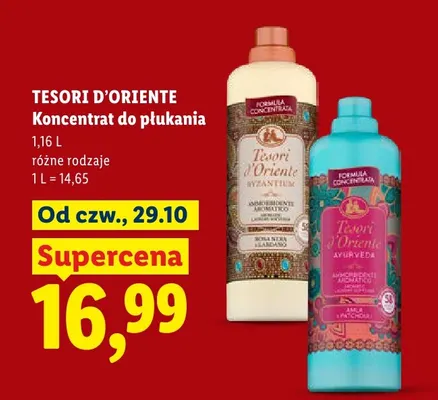 Koncentrat do płukania Tesori d'Oriente Byzantium promocja w Lidl