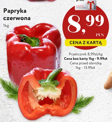 Papryka czerwona promocja w Market Point