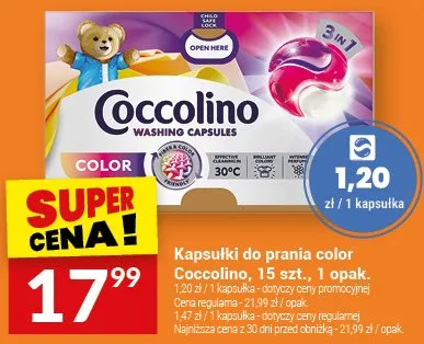 Kapsułki do prania color promocja w Twój Market