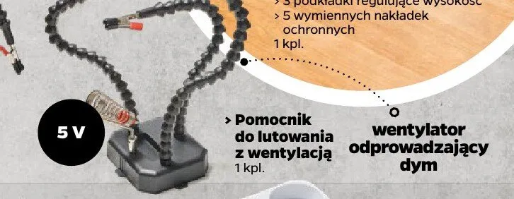 Pomocnik do lutowania z wentylacją Techliner promocja w Netto