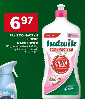 Płyn do naczyń Ludwik Maxx Power promocja w Stokrotka