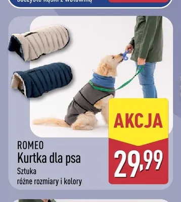 Kurtka dla psa Romeo promocja w Aldi