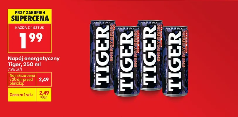 Napój energetyczny promocja w Biedronka