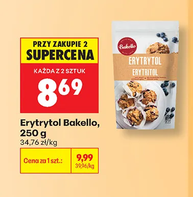 Erytrytol Bakello promocja w Biedronka