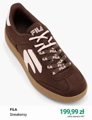 Sneakersy FILA promocja w Deichmann