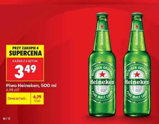 Piwo Heineken promocja w Biedronka
