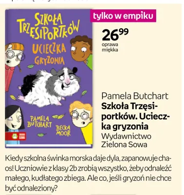 Książka Szkoła Trzęsiportków. Ucieczka gryzonia promocja w Empik