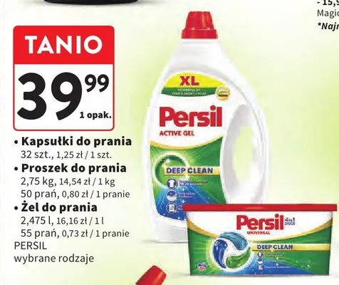 Proszek do prania promocja w Intermarche