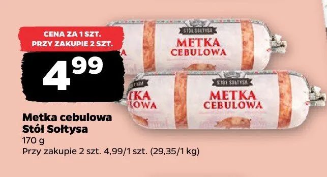 Metka cebulowa Stół Sołtysa promocja w Netto