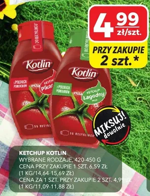 Ketchup Kotlin pikantny promocja w Top Market