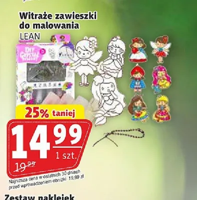 Witraże zawieszki do malowania LEAN promocja w Prim Market