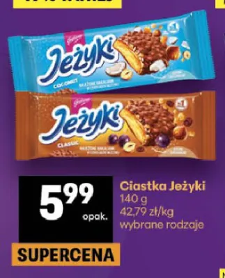 Ciastka Jeżyki promocja w Delikatesy Centrum