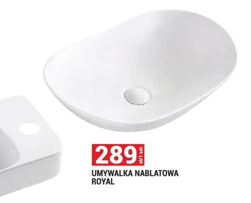Umywalka nablatowa ROYAL promocja w Merkury Market