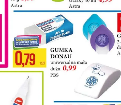 Gumka Donau uniwersalna mała promocja w Leclerc