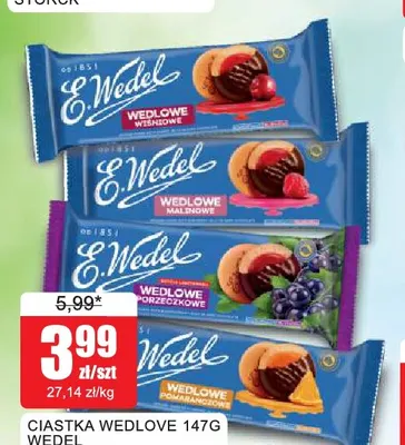 Ciastka Wedlove wiśniowe E.Wedel promocja w Bingo