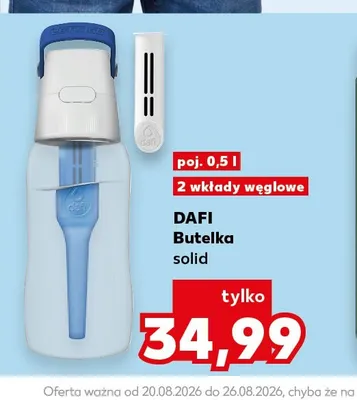 Butelka solid Dafi 0,5 l z 2 wkładami węglowymi promocja w Kaufland