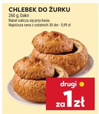 Chlebek do żurku promocja w Stokrotka