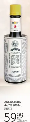 Bitter Angostura 200ml promocja w Selgros