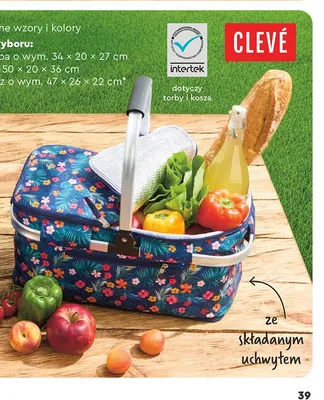 Kosz termiczny Clevé promocja w Biedronka