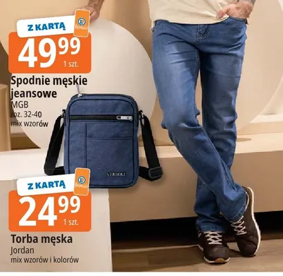 Torba męska Jordan mix wzorów i kolorów promocja w Leclerc