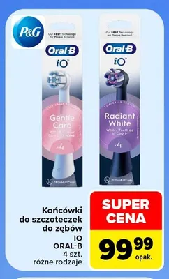 Końcówki do szczoteczek do zębów iO Radiant White Oral-B 4 szt. promocja w Carrefour