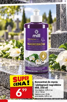 Koncentrat do mycia i pielęgnacji nagrobków Mill promocja w Twój Market