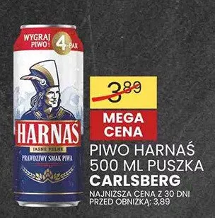 Piwo Harnas 500 ml puszka Carlsberg promocja w Wafelek