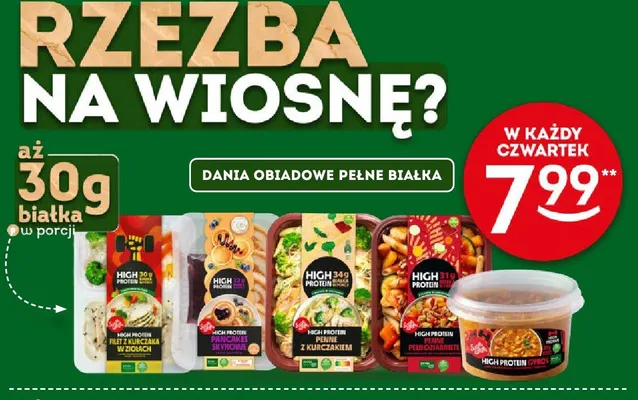 Dania obiadowe pełne białka promocja w Żabka