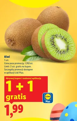 Kiwi 1+1 GRATIS promocja w Lidl